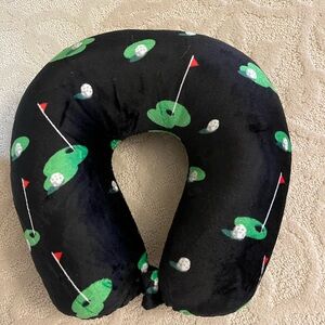Brand new Adult  Black and Green golf Neck Pillow